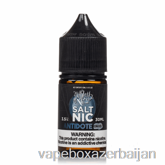 E-Juice Vape Antidote On Ice - Ruthless SALT - 30mL 10mg